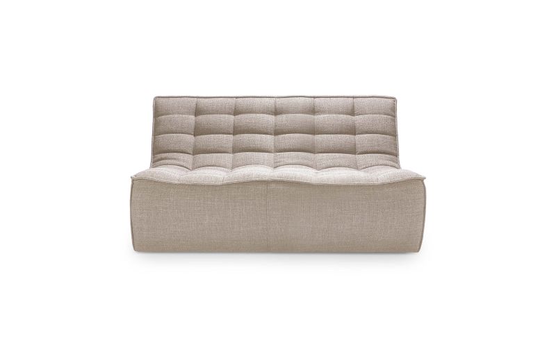 ETHNICRAFT N701 SOFA-2 SEATER-BEIGE 140x91x76