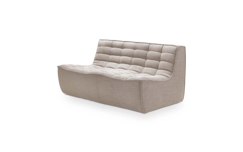 ETHNICRAFT N701 SOFA-2 SEATER-BEIGE 140x91x76