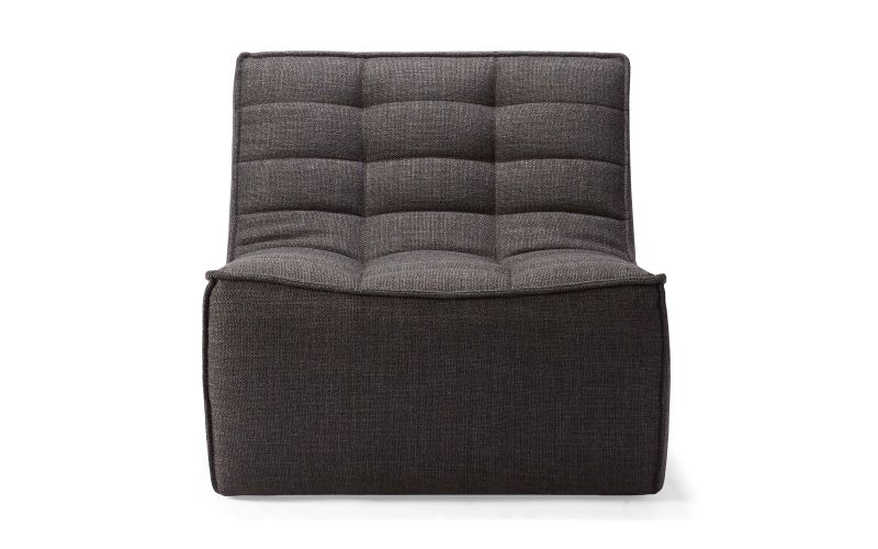 ETHNICRAFT N701 SOFA-1 SEATER-DARK GREY 80x91x76