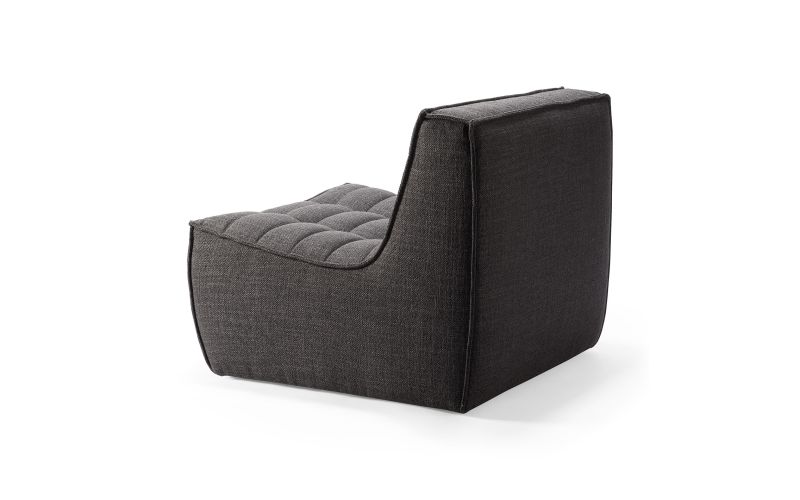 ETHNICRAFT N701 SOFA-1 SEATER-DARK GREY 80x91x76