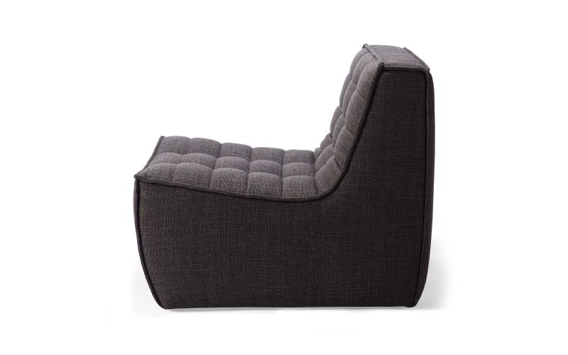 ETHNICRAFT N701 SOFA-1 SEATER-DARK GREY 80x91x76