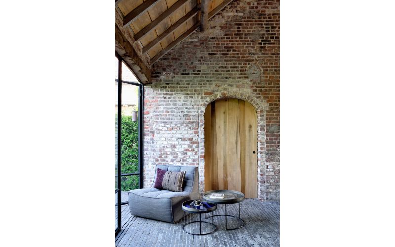 ETHNICRAFT N701 SOFA-1 SEATER-DARK GREY 80x91x76