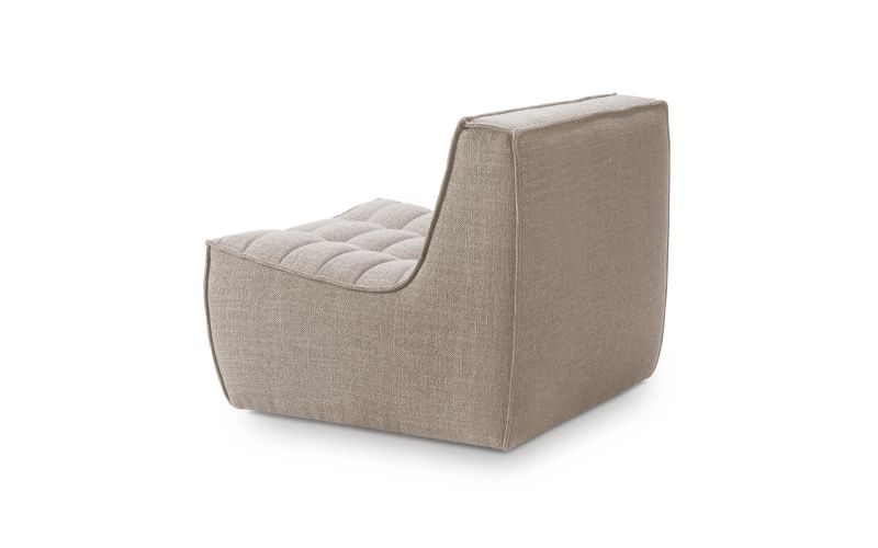 ETHNICRAFT N701 SOFA-1 SEATER-BEIGE 80x91x76