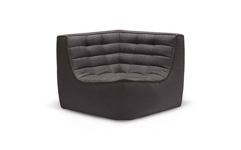 ETHNICRAFT N701 SOFA-CORNER-DARK GREY 91x91x76