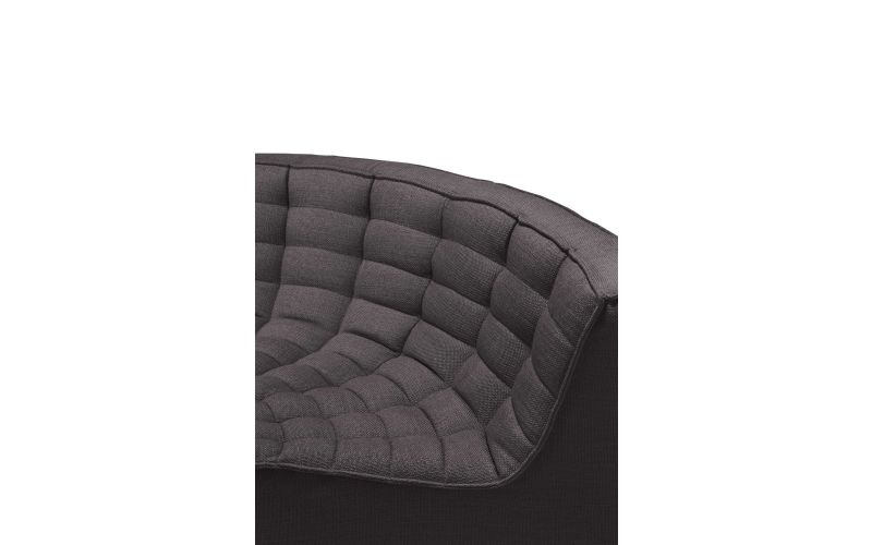 ETHNICRAFT N701 SOFA-CORNER-DARK GREY 91x91x76