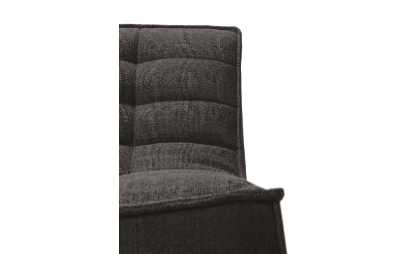 ETHNICRAFT N701 SOFA-3 SEATER-DARK GREY 210x91x76