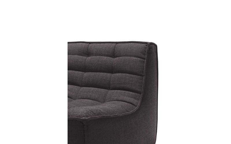 ETHNICRAFT N701 SOFA-3 SEATER-DARK GREY 210x91x76