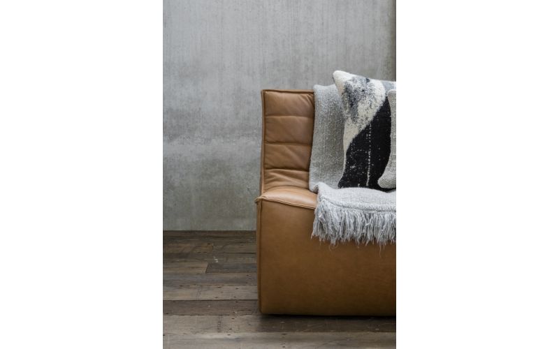 ETHNICRAFT N701 SOFA - 1 SEATER - OLD SADDLE 80x91x76 20082