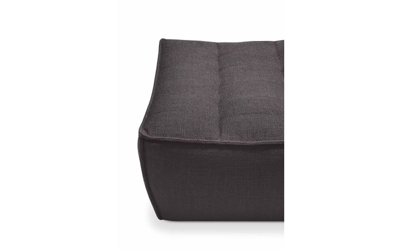 ETHNICRAFT N701 SOFA-FOOTSOOL-DARK GREY 70x70x43