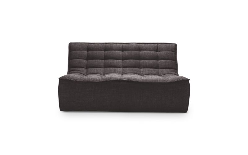 ETHNICRAFT N701 SOFA-2 SEATER-DARK GREY 140x91x76