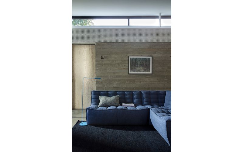 ETHNICRAFT N701 SOFA - CORNER - BLUE 91x91x76 20071