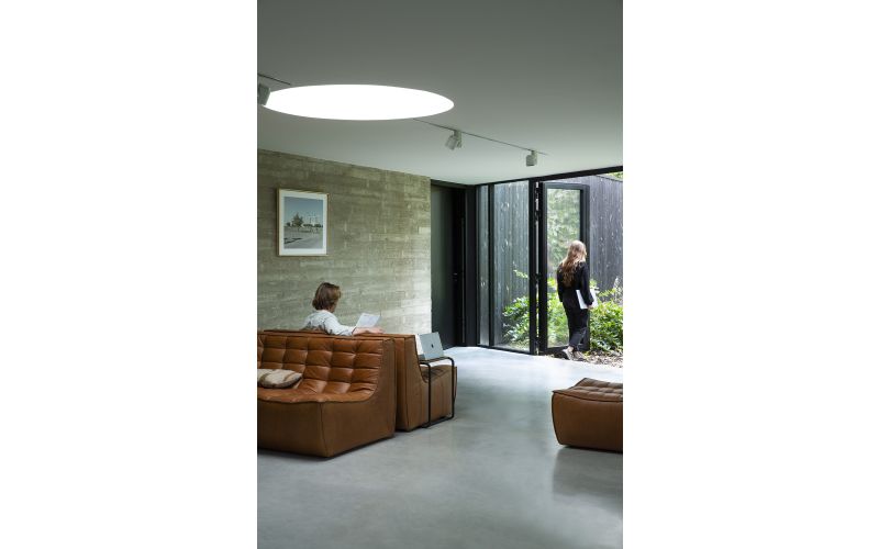 ETHNICRAFT N701 SOFA - 2 SEATER - OLD SADDLE 140x91x76 20083