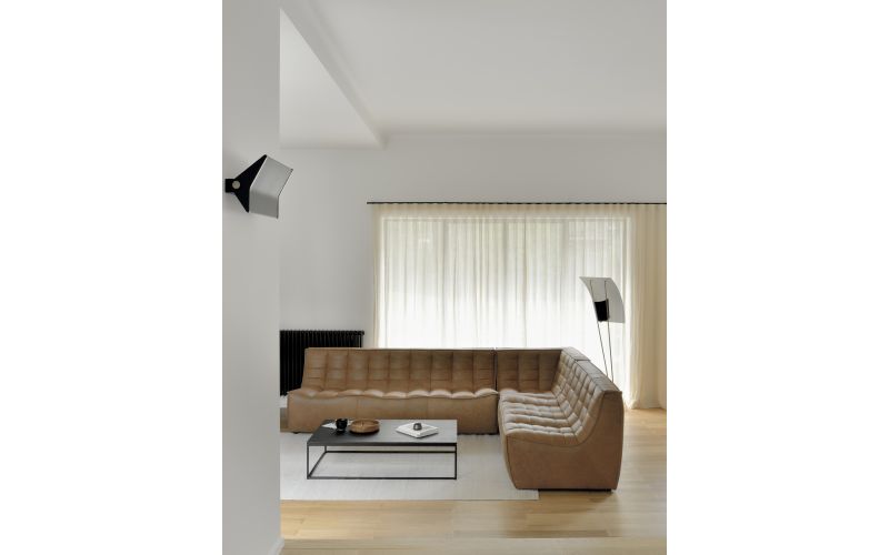 ETHNICRAFT N701 SOFA - CORNER - OLD SADDLE 91x91x76 20080