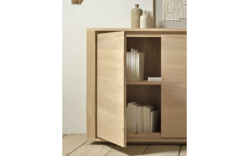 ETHNICRAFT OAK SHADOW SIDEBOARD - 2 DOORS 109x45x84 51370