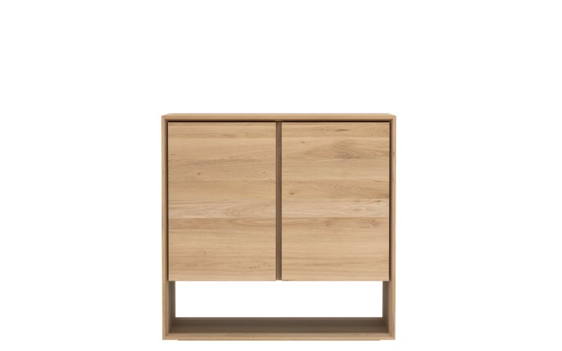 ETHNICRAFT OAK NORDIC SIDEBOARD-2 DOORS 80x40x78