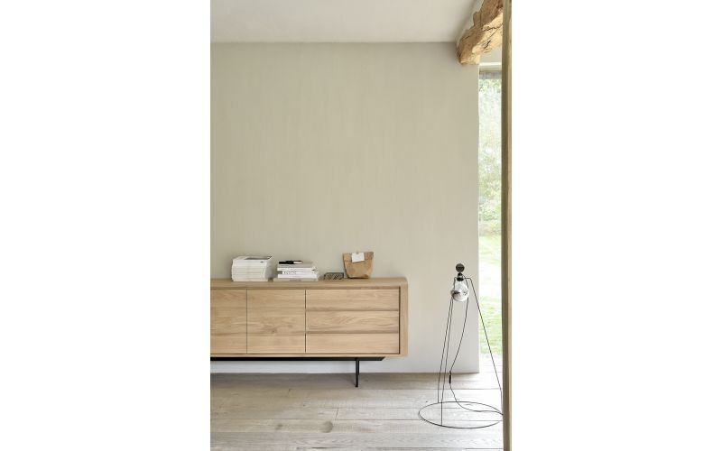 ETHNICRAFT OAK SHADOW SIDEBOARD 2 DOORS-3 DRAWERS 180x45x80 51387