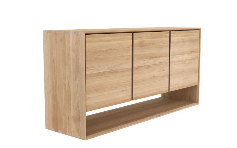 ETHNICRAFT OAK NORDIC SIDEBOARD-3 DOORS 158x45x78