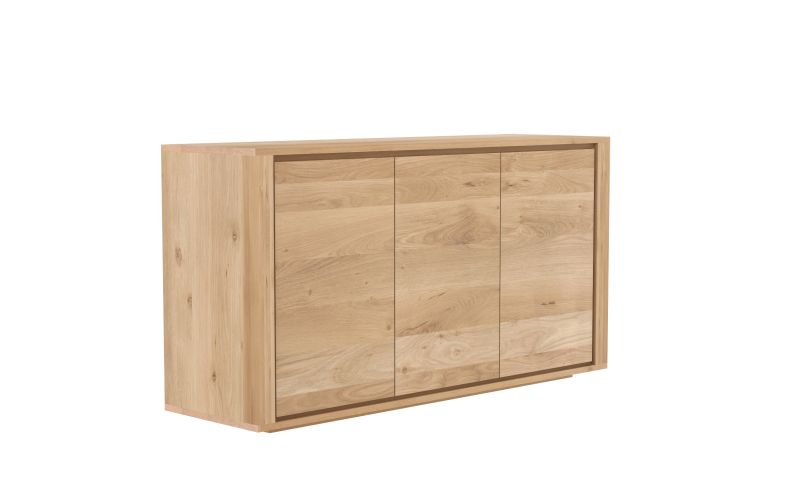 ETHNICRAFT OAK SHADOW SIDEBOARD-4 DOORS 203x45x84