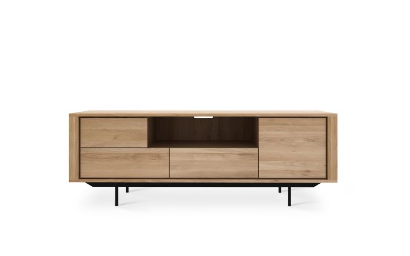 ETHNICRAFT SHADOW TV CUPBOARD 2 DOORS-2 DRAWERS   