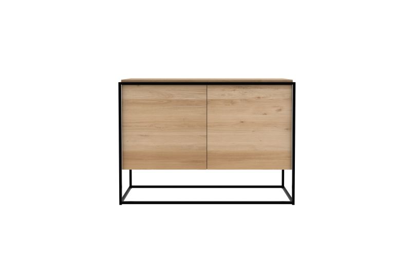 ETHNICRAFT OAK MONOLIT SIDEBOARD-2 DOORS 110x45x78