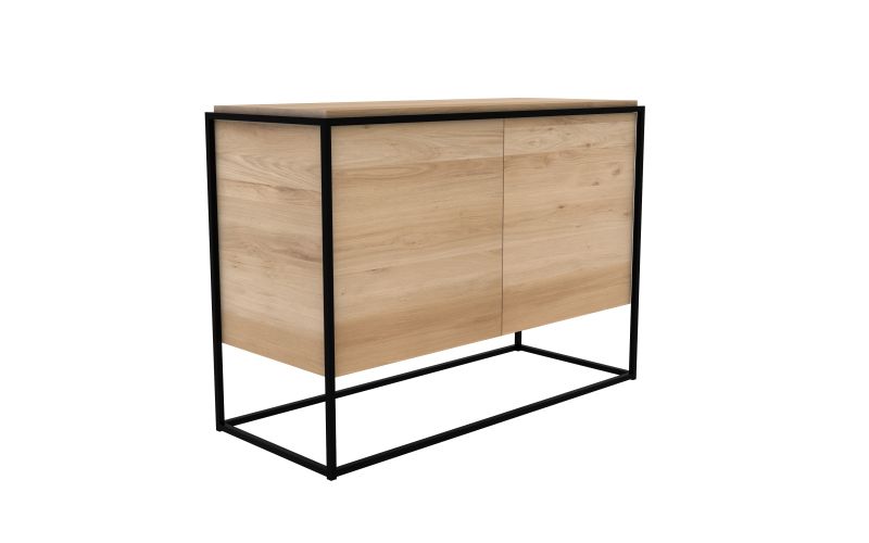 ETHNICRAFT OAK MONOLIT SIDEBOARD-2 DOORS 110x45x78