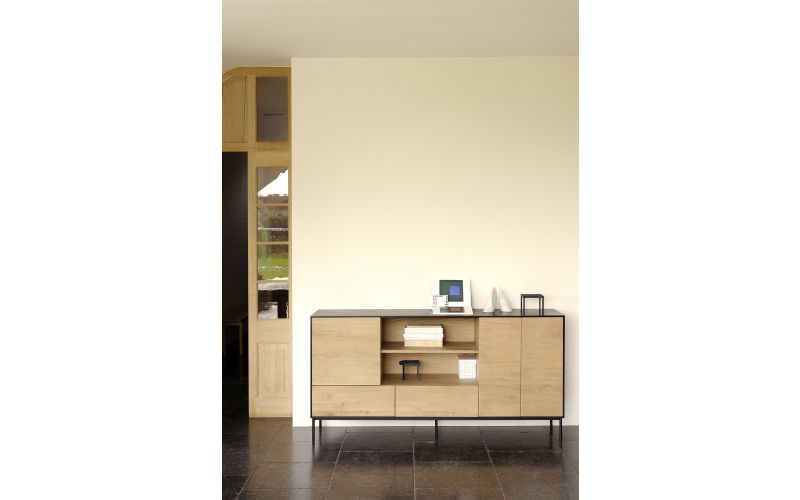 ETHNICRAFT BLACKBIRD SIDEBOARD 3 DOORS-2 DRAWERS