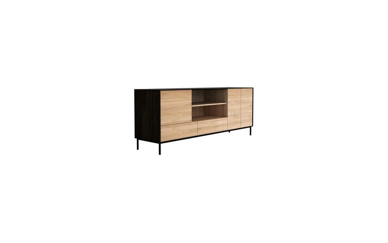 ETHNICRAFT BLACKBIRD SIDEBOARD 3 DOORS-2 DRAWERS