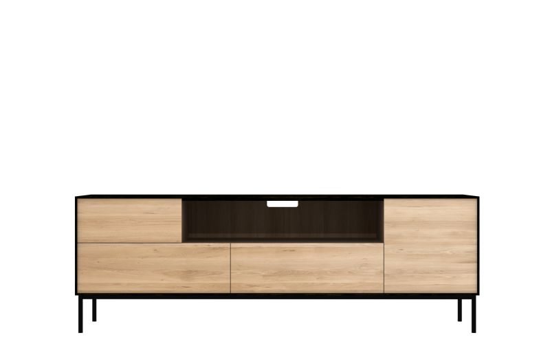 ETHNICRAFT BLACKBIRD TVCUPBOARD 2 DOORS-2 DRAWERS