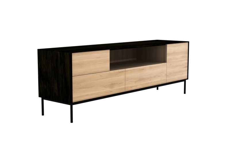 ETHNICRAFT BLACKBIRD TVCUPBOARD 2 DOORS-2 DRAWERS