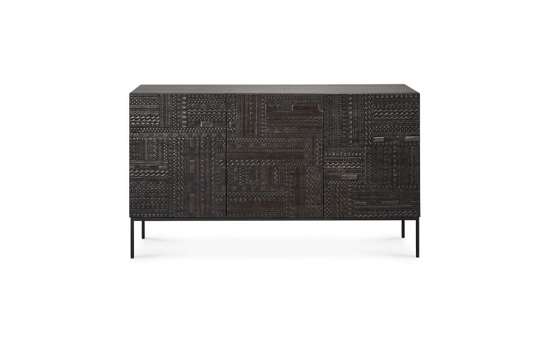 ETHNICRAFT DARK TEAK TABWA SIDEBOARD-3 DOORS 150 