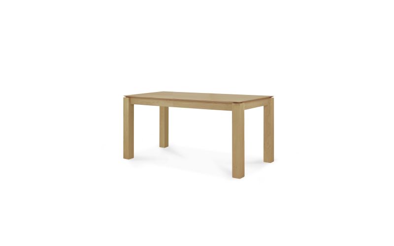 ETHNICRAFT OAK SLICE DINING TABLE 160x90x76