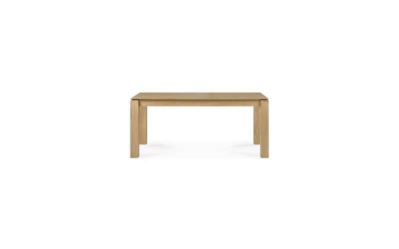 ETHNICRAFT OAK SLICE DINING TABLE 180x90x76