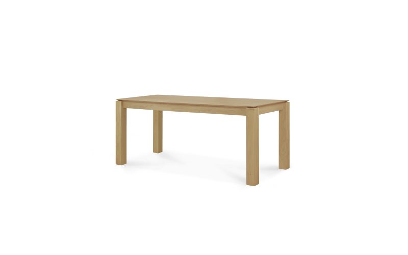 ETHNICRAFT OAK SLICE DINING TABLE 180x90x76
