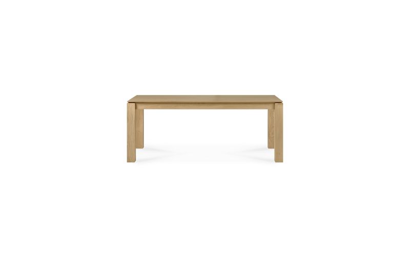 ETHNICRAFT OAK SLICE DINING TABLE 200x100x76
