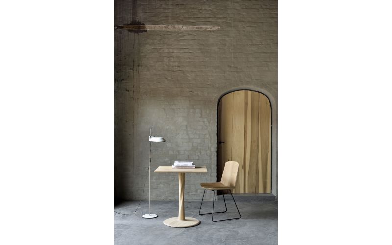 ETHNICRAFT OAK TORSION SQUARE DINING TABLE 70x70