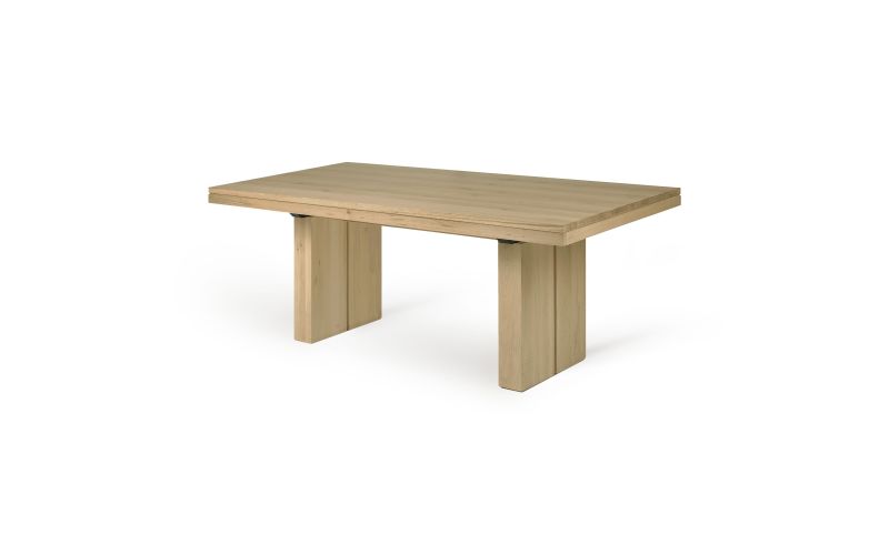 ETHNICRAFT OAK DOUBLE UITSCHUIFTAFEL 200-300x100