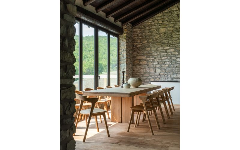 ETHNICRAFT OAK DOUBLE UITSCHUIFTAFEL 200-300x100