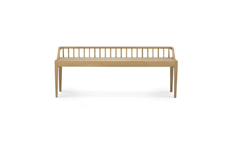 ETHNICRAFT OAK SPINDLE BENCH 150x35x60
