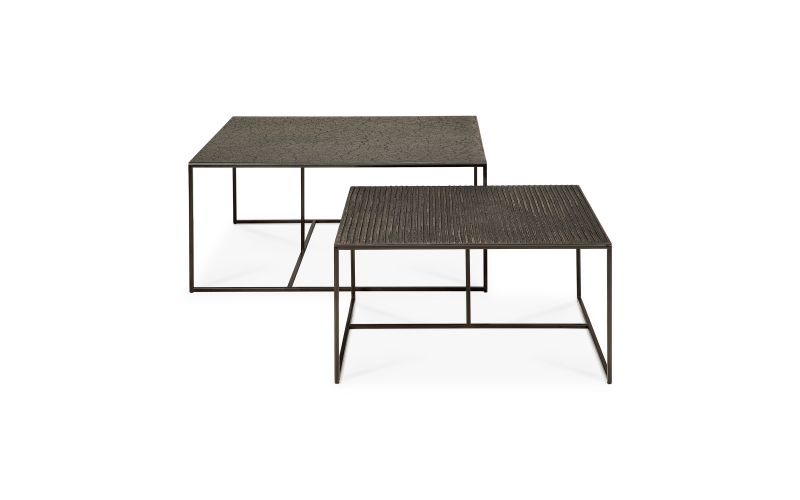 ETHNICRAFT NESTING PENTAGON COFFEE TABLE - WHISKY