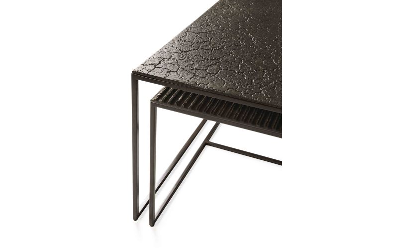 ETHNICRAFT NESTING PENTAGON COFFEE TABLE - WHISKY