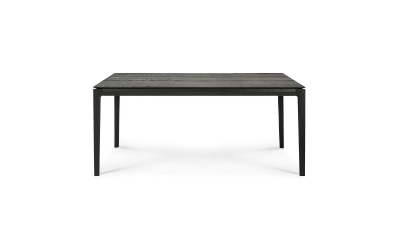 ETHNICRAFT BLACK OAK BOK DINING TABLE 220x95x76