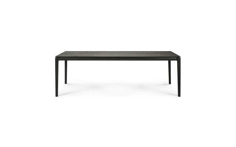 ETHNICRAFT BLACK OAK BOK DINING TABLE 240x100x76