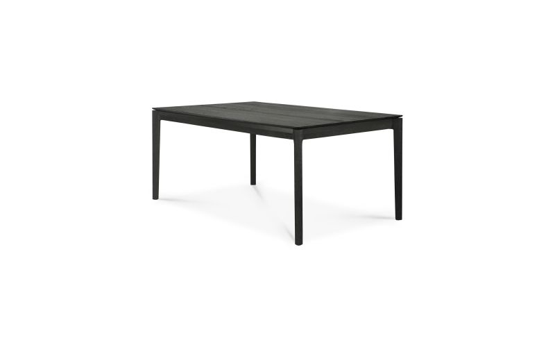 ETHNICRAFT BLACK BOK UITSCHUIFTAFEL 140-220x90x76