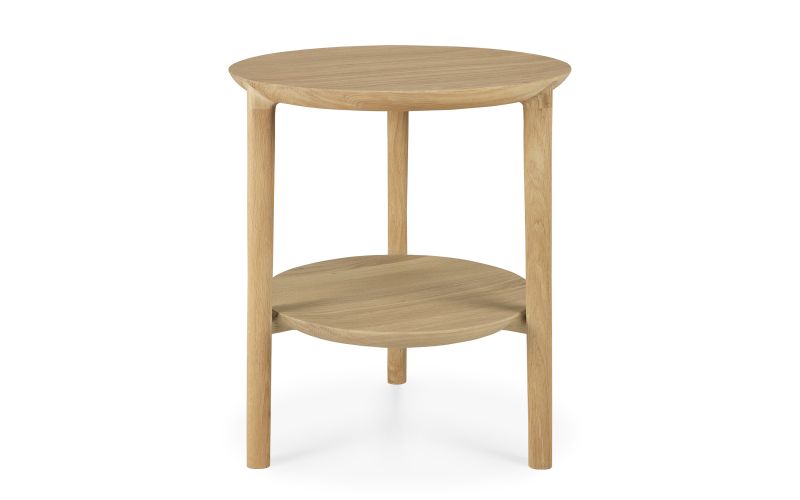 ETHNICRAFT OAK BOK SIDE TABLE 43x43x50