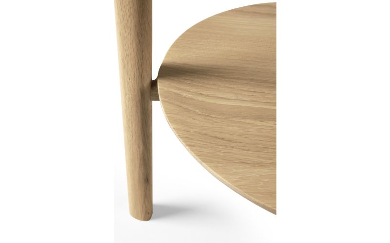 ETHNICRAFT OAK BOK SIDE TABLE 43x43x50