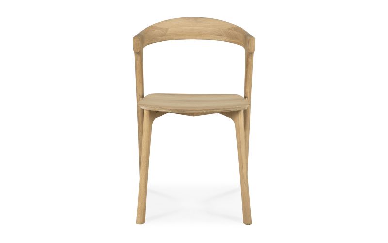 ETHNICRAFT OAK BOK DINING CHAIR LACQUERED 50x54x76
