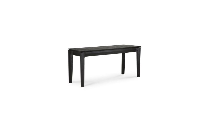 ETHNICRAFT BLACK OAK BOK BENCH 126x35x46 