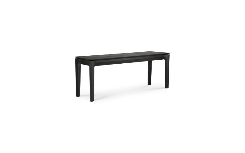 ETHNICRAFT BLACK OAK BOK BENCH 146x35x46 