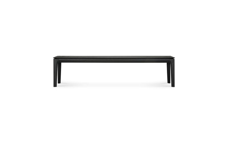 ETHNICRAFT BLACK OAK BOK BENCH 186x35x46 