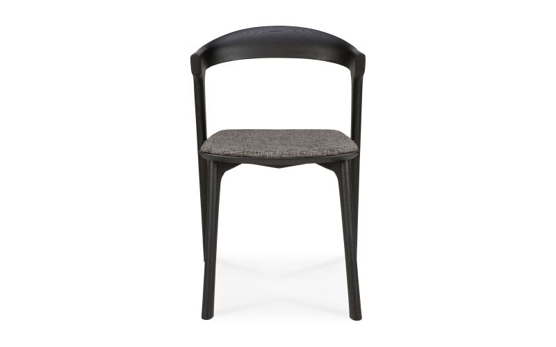 ETHNICRAFT BLACK OAK BOK DINING CHAIR - GREY 